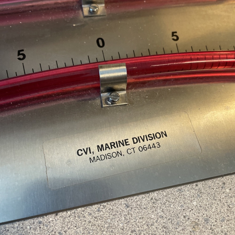LARGE MOELLER INSTRUMENT CO. SHIPS SUBMARINE TWIN TUBE CLINOMETER LEVEL - Picture 3 of 10